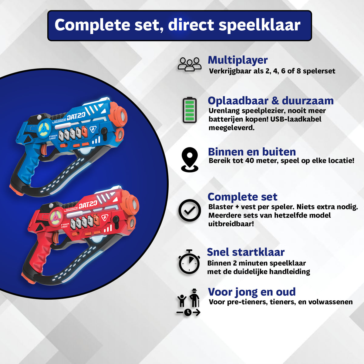 Close-up van het Pulse vest met LED-levensindicator